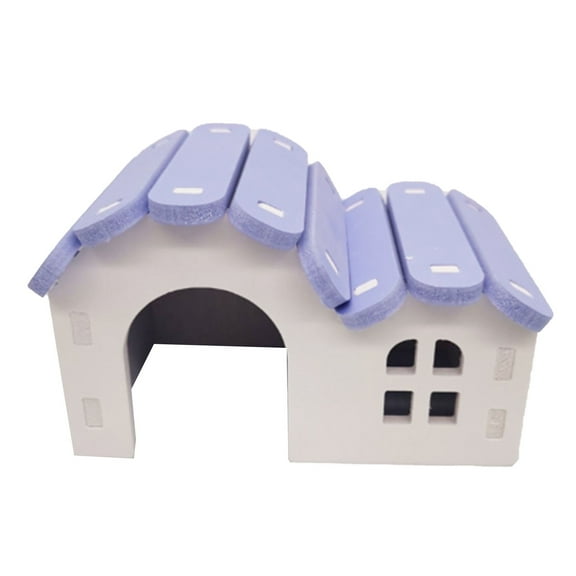 Hamster House, Colorful Hideout and Sleeping Bed for Small Animals, Cozy Home for Your Furry Friend, Ideal Home Small Pet Supplies[purple]