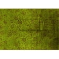 thumbnail image 1 of Ahgly Company Machine Washable Indoor Rectangle Oriental Yellow Industrial Area Rugs, 2' x 3', 1 of 4