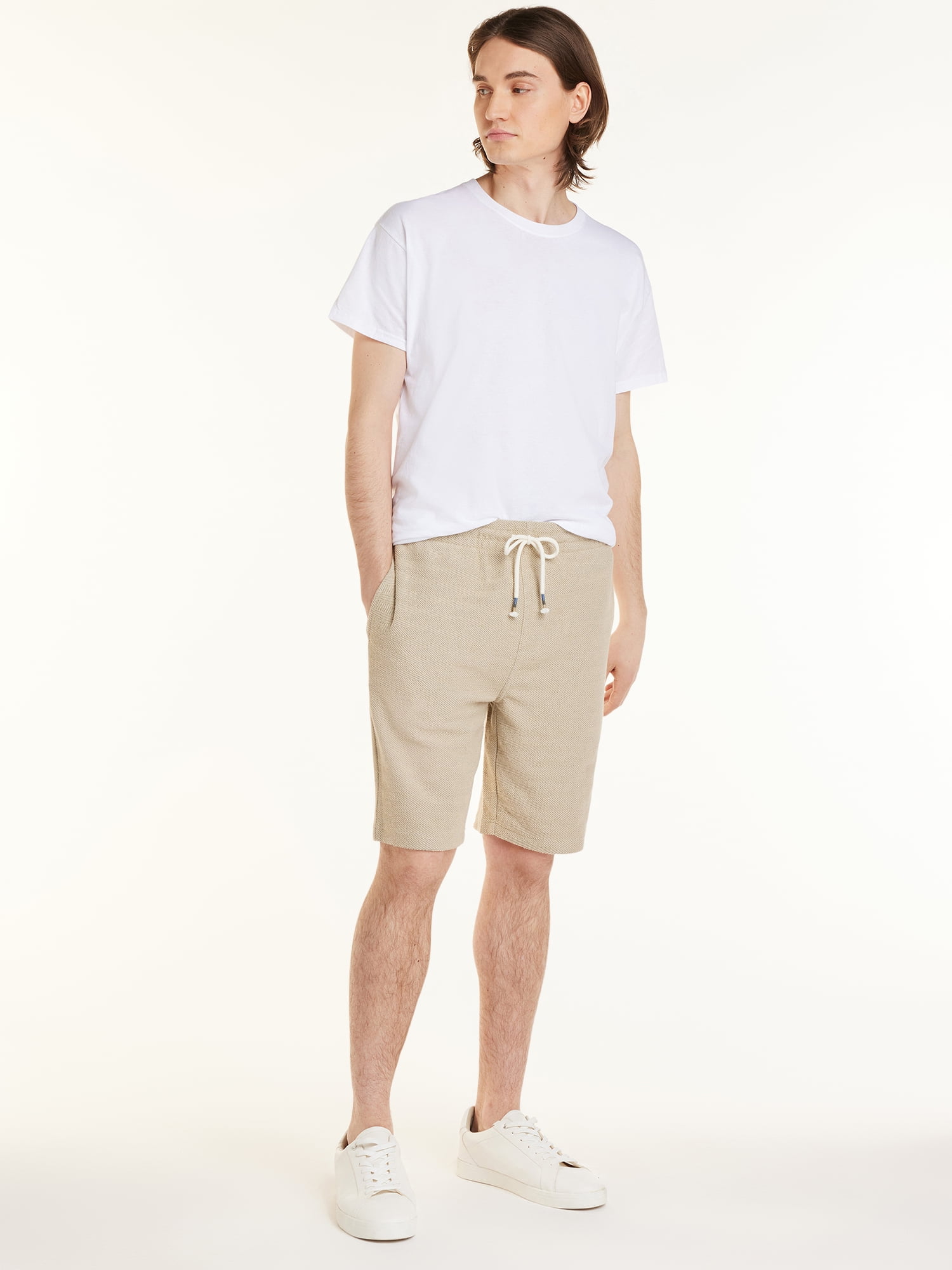 byansan様 No Boundaries Men's & Big Men's Baja Knit Shorts, Sizes XS