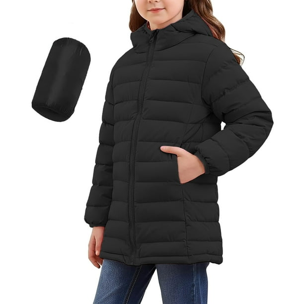 Cowsor Kids Winter Coats with Hooded Light Puffer Coat Warm Padded Jacket for Boys Girls Toddler