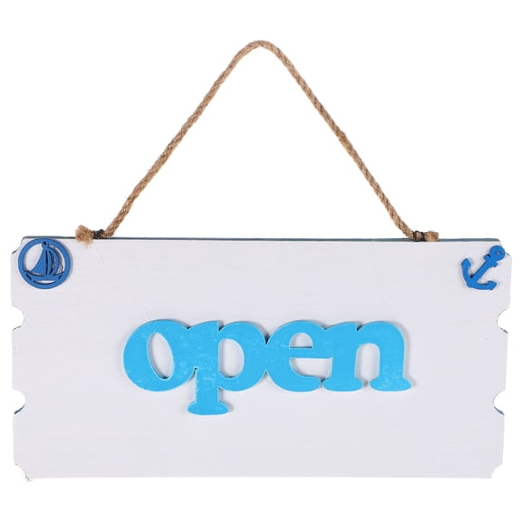 SWETRACE 1Pcs Simple and Elegant Design Open and Closed Sign Easy Flipping for Business Signage 9.4X4.6X0.4In