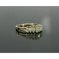 thumbnail image 2 of Eternity Anniversary Wedding Band Ring Marquise Cut White Diamond 14K Yellow Gold Plated -12, 2 of 5