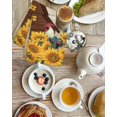 thumbnail image 4 of Farmhouse Sunflowers Kitchen Dish Towels for Drying Dishes Set of 4, Vintage Roosters Farm Countryside Waffle Weave Microfiber Hand Tea Bathroom Towels Quick Dry & Absorbent Towel 15.7x23.6, 4 of 7