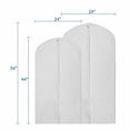thumbnail image 5 of 6 x Garment Bag Suit Storage Cover Dress Clothes Coat Dustproof Protector Travel, 5 of 8