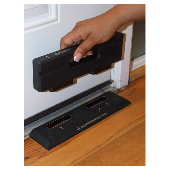OnGUARD French Security Door Brace | Door Barricade | Prevents Home Invasions, Burglaries & looters | Exlonjet Withstands up to 3000 Lbs of Violent Force