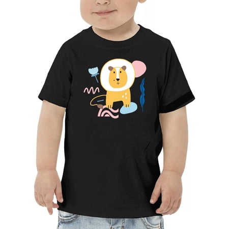 Funny Lion Doodle T-Shirt Toddler -Image by Shutterstock 3 Toddler