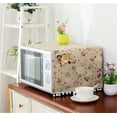 thumbnail image 1 of Microwave Oven Cover Dustproof Cotton Machine Protector Decorative Kitchen Appliance Cover with Side Storage Pockets 11.8x35.4inches (Gray Dandel), 1 of 7