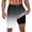 Black White, variant on Aideaone Men's Swim Trunks with Compression Liner 9" Quick Dry Board Shorts Swimsuit Swimwear Bathing Suit