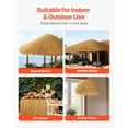 thumbnail image 6 of KFFKFF Artificial Thatch Roofing, 1.6 x 19.7 ft Tiki Bar Hut Thatch Grass Roll, Water-Resistant & Fireproof, Tropical Roof Mat for Patio, Pool, Beach, Hawaiian Party Decoration, 6 of 9