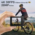 thumbnail image 2 of Cámaras de Acción, Cámara Deportiva, 1080P Ultra HD Cámara Acuatica 30M, 4K WiFi Cámara Deportiva Sumergible, 2 Pulgadas Pantalla, 170 ° Gran Angular para Ciclismo, Natación, Surf, 2 of 5