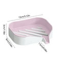 thumbnail image 3 of Soap Bar Dish Multifunctional Soap Box, Shower Soap Dishes for Bar Soap, Dish Soap Holder Wall Mount Soap Dish, 3 of 6