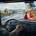 thumbnail image 1 of Danhjin Plastics Trailer Car Pendant Slices Car Interior Decoration Pendant, 1 of 6