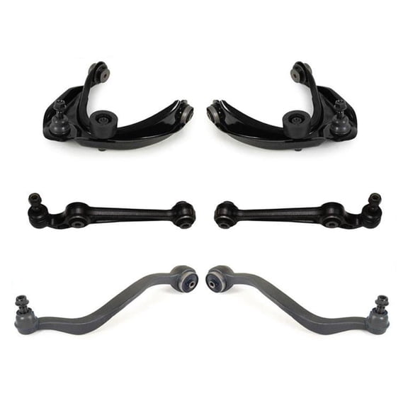 Fits For 2006-2012 Ford Fusion Upper Low Control Arm Chassis Kit w Bushings 6pc