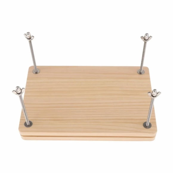 jesticaly Bamboo Wood Bamboo Wood Book Press Sturdy Paper Punch Machine Enhancing Ease And Comfort In Bookbinding Tasks