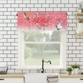 thumbnail image 4 of Curtain Valances for Windows, Happy Valentine''s Day Gnome Ombre Pink Texture Rod Pocket Valance Window Treatments Short Curtains for Kitchen Bathroom Living Room 54 x 18 Inches, 1 Panel, 4 of 6