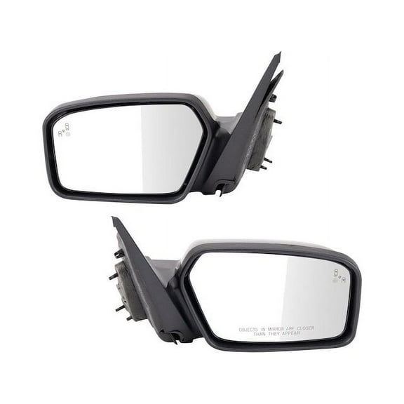 Door Mirror Set 2 Piece - Compatible with 2010 - 2012 Ford Fusion 2011
