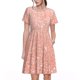 thumbnail image 1 of Balery Rose Gold Glitter Vestidos sueltos de manga corta para mujer, vestidos de verano 2025, vestidos casuales de corte A con vuelo., 1 of 6