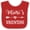 Red and White, variant on Inktastic Mimi Valentine Day Grandchild Boys or Girls Baby Bib