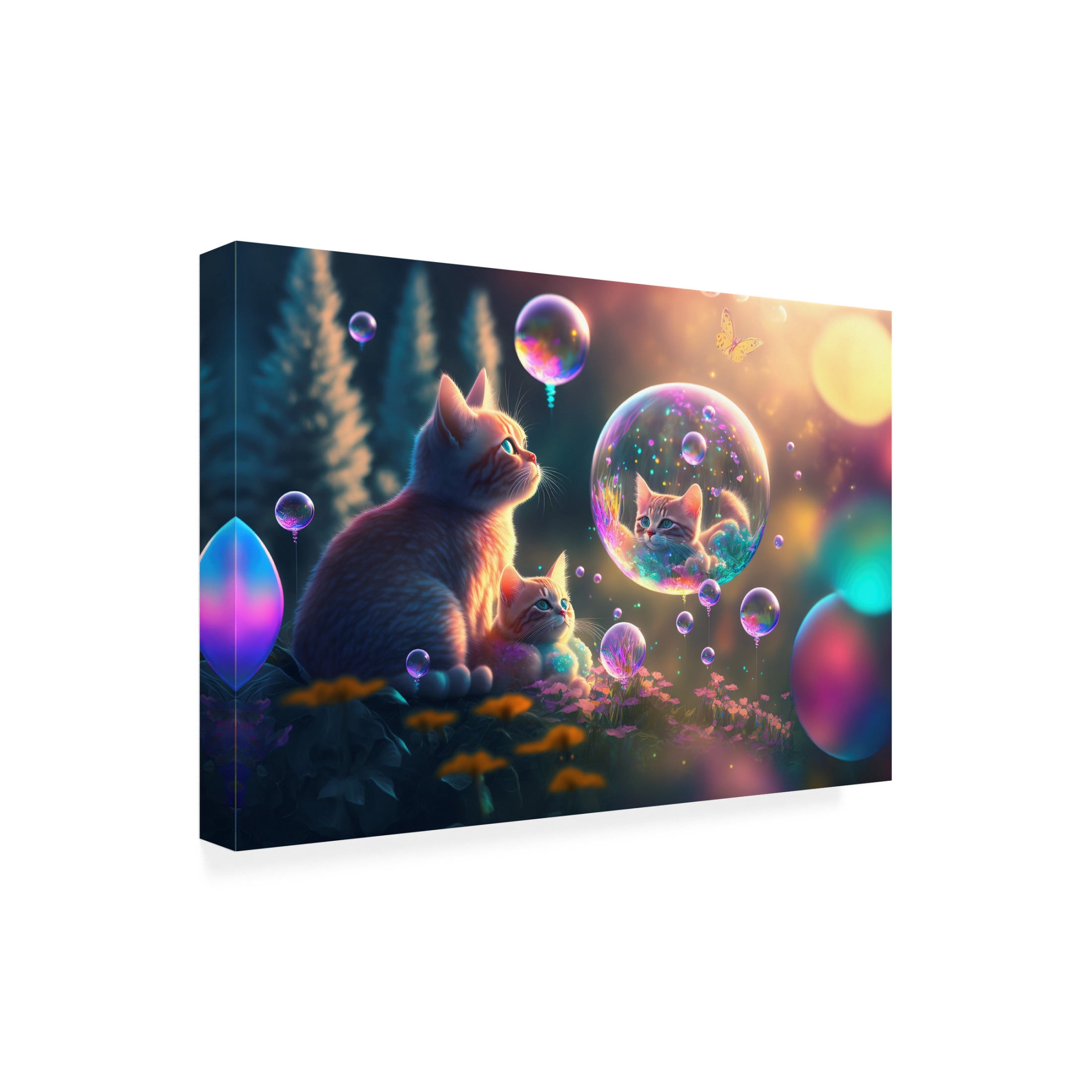 Canvas Wall Art - Ray Heere 'Mystical Morning 5' Wall Art for Living Room, Bedroom, or Office Décor by Trademark Fine Art - 24 x 16 Inches
