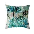 thumbnail image 5 of Peach Skin Pillow Cover Green Plant Ginkgo Leaf Printing Home Sofa Pillow Cover Living Room Cushion Cover, 5 of 9