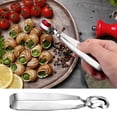 thumbnail image 1 of onlyliua Promoción de Temporada Pinza para Caracoles de Acero Inoxidable Pinza para Caracoles para Escaldar, 1 of 7