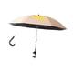 thumbnail image 4 of Sombrilla para cochecito de bebé, sombrilla plegable de 360 ​​grados, resistente al sol, para cochecito de bebé Beige, 4 of 8