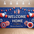 thumbnail image 3 of Patriotic Theme Welcome Home Military Family Banner for Homecoming Soldier Event Celebration, 3 of 9
