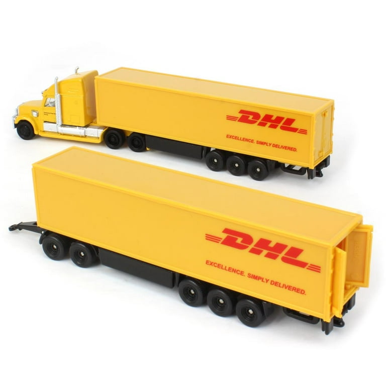 SIKU Truck with Double Pup Trailers DHL Road Train 1/87 HO Diecast