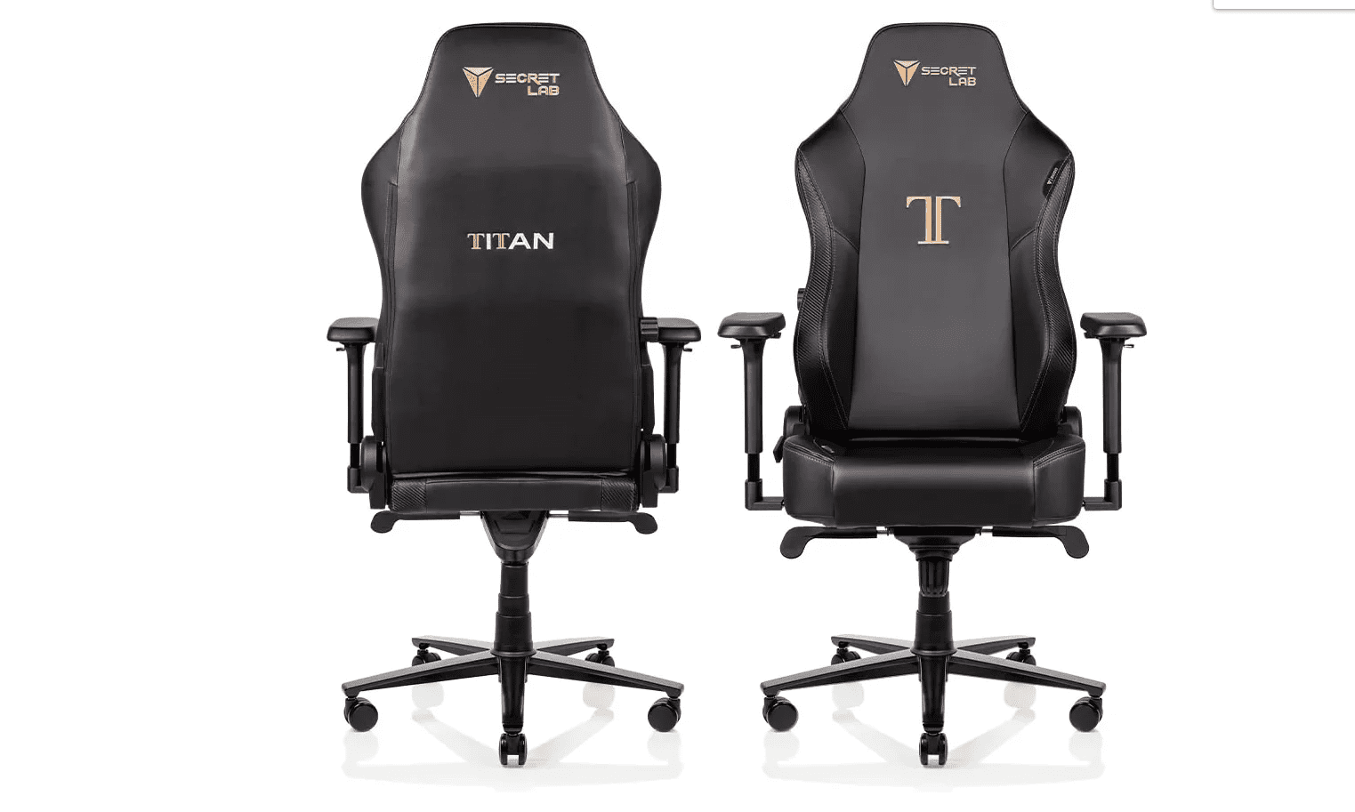 Certified Refurbished Secretlab TITAN 2020 Gaming Chair Black PRIME 2.0 PU  / Stealth