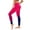 Hot Pink, variant on IROINNID Women's Pants Skinny Print Stretch Yoga Fitness Full Length Active Pants Yoga Full Length Legging