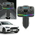 thumbnail image 6 of NURATIT Bluetooth 5.0 Car FM Transmitter, Wireless Bluetooth Car Adapter Kit, Handsfree Calling, MP3 Player, Support U Disk/TF Card, , Compatible with iPhone/Android, 6 of 9