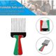 thumbnail image 4 of Afro Comb Set, Black Plastic, Metal Styling Comb, Afro Folding Hair Comb, 4 of 5