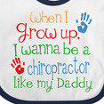 thumbnail image 4 of Inktastic Chiropractor Like Daddy Boys or Girls Baby Bib, 4 of 4