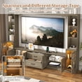 thumbnail image 6 of ChVans 106" W Wall Unit TV Stand with Storage for TVs up to 80", Modern TV Console with LED Lights, Entertainment Center with Bookshelves for Living Room, 6 of 8