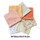 thumbnail image 2 of Tela de retazos de algodón estampada, paquete de cuadrados, acolchado, álbum de recortes, costura, manualidades, tela de bricolaje, amarillo, 50x50cm 7 Piezas seitruly  HA5306-07B, 2 of 6