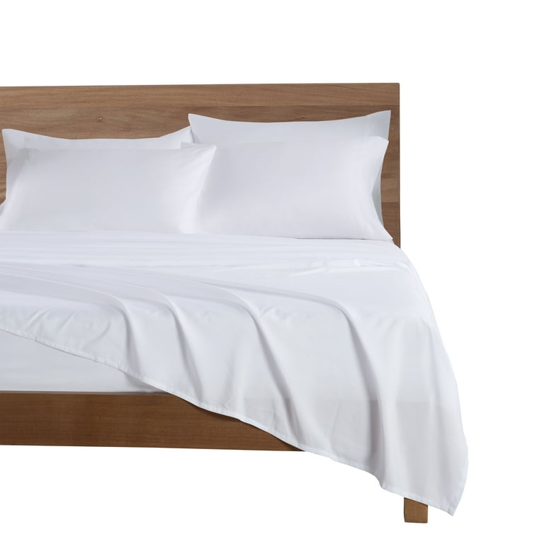 Super Soft Plain White Duvet Cover and Pillowcase Set