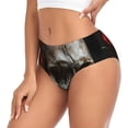 thumbnail image 2 of Fotbe Realistic Rose Skull Calzones Estampados para Mujer – Ropa Interior de Algodón, Cómoda, Suave y Elástica-X-Small, 2 of 6