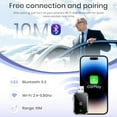 thumbnail image 4 of Wireless CarPlay Adapter – Seamless Wired to Wireless Conversion, Compact Design with USB & Type-C, Lag-Free Connectivity & Stable Car Control (Black), 4 of 8