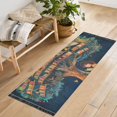 thumbnail image 6 of Girl Tree Reading Runner Rug Non-Slip Area Rugs Linen Washable Non Shedding for Kitchen Bedroom Carpet, 6 of 8