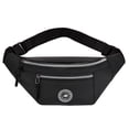 thumbnail image 1 of Faithtur Unisex Waist Bag, Letters Printed Pattern Water Repellent Fanny Pack, 1 of 9