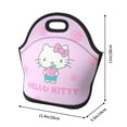 thumbnail image 6 of Hello Kitty Neoprene Lunch Bag, Insulated Lunch Bag for Women Men Lunch Box Container Bag Reusable Lunch Tote Bag for Office, Work, Beach, Travel, Picnic, 6 of 7