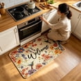 thumbnail image 4 of EGNMCR Welcome Doormat Collection Front Door Mats For Indoor/Outdoor Spring Summer Fall Floral Entryway Rug Decor Loop pile rug, 4 of 6