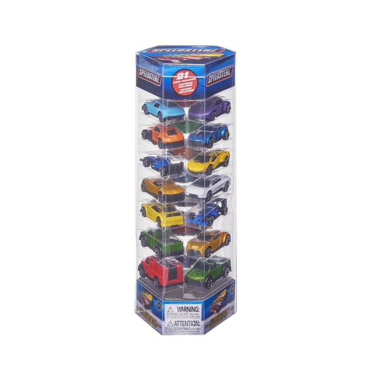 Speedsterz 21 Piece Realistic Die Cast Car Collection Play Set