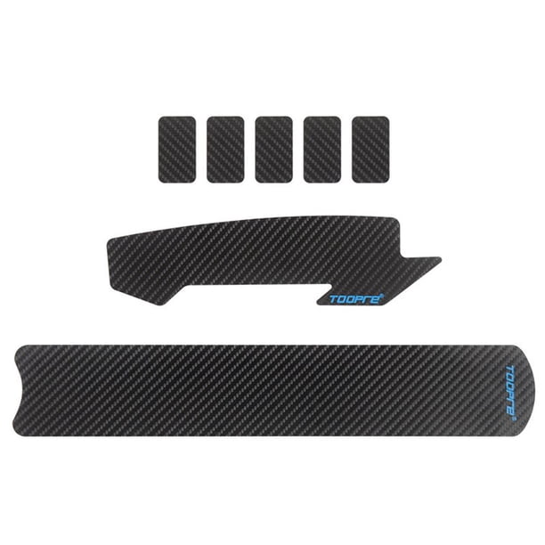 Bicicleta TOOPRE Adhesivo protector de cadena de Adhesivo antiarañazos (textura de carbono) Sywqhk Accesorios para bicicletas