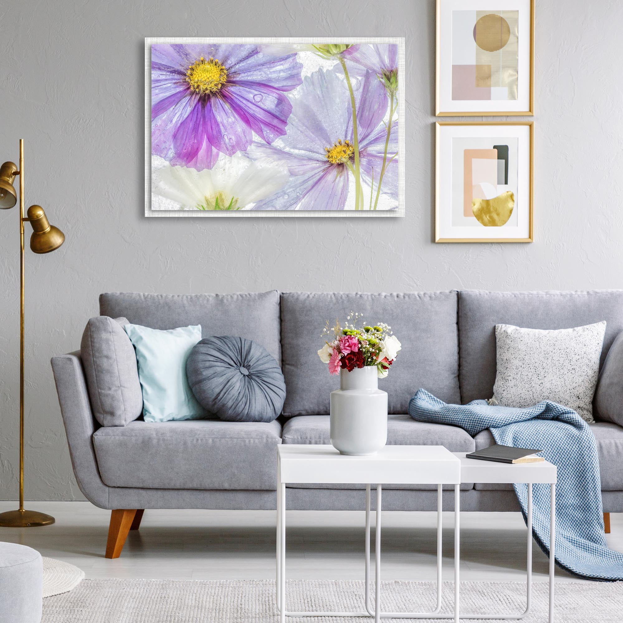 Cosmos Cool Parchment Frame