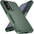 thumbnail image 1 of KOMI for Samsung Galaxy S25 Plus Case with HD Screen Protector, 10 FT Military Grade Drop Protection, Anti-Slip Phone Case, Blackish Green, 1 of 5