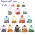 thumbnail image 3 of Bolsa de Organza para embalaje de joyas, decoración de fiesta de boda, bolsas de tul con cordón, para regalo, 7x9, 9x12, 10x15cm, 50/100 Uds., 50%, 3 of 4