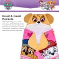 thumbnail image 4 of Toalla de felpa de algodón con capucha Franco Paw Patrol para niños, 61 x 127 cm, 4 of 7