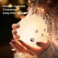 thumbnail image 2 of Matsuzay Luz de noche LED Sensor táctil de silicona regulable recargable Hotel dormitorio lámpara de decoración de cabecera niños niños Iluminación y accesorios, 2 of 6