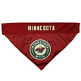 thumbnail image 3 of Pets First NHL Minnesota Wild Bandana! NEW Reversible Pet Bandana - 2 sided Premium Bandanna, 3 of 5